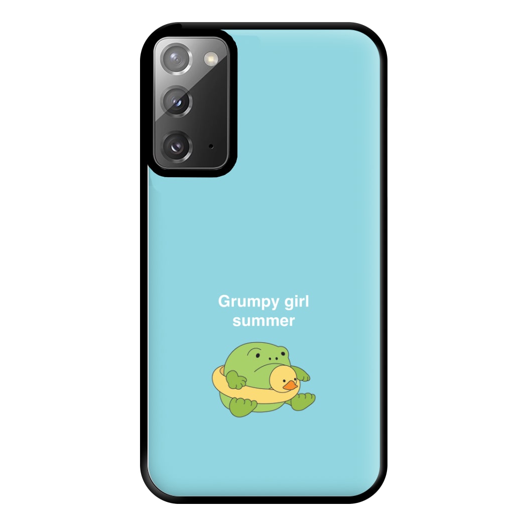 Grumpy Girl Summer - Plushy Phone Case for Galaxy Note 20 Ultra