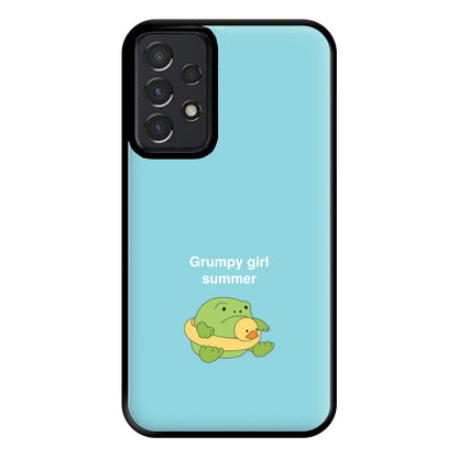 Grumpy Girl Summer - Plushy Phone Case for Galaxy A52 / A52s