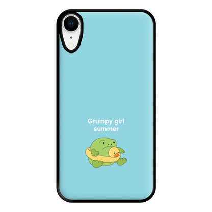 Grumpy Girl Summer - Plushy Phone Case for iPhone XR