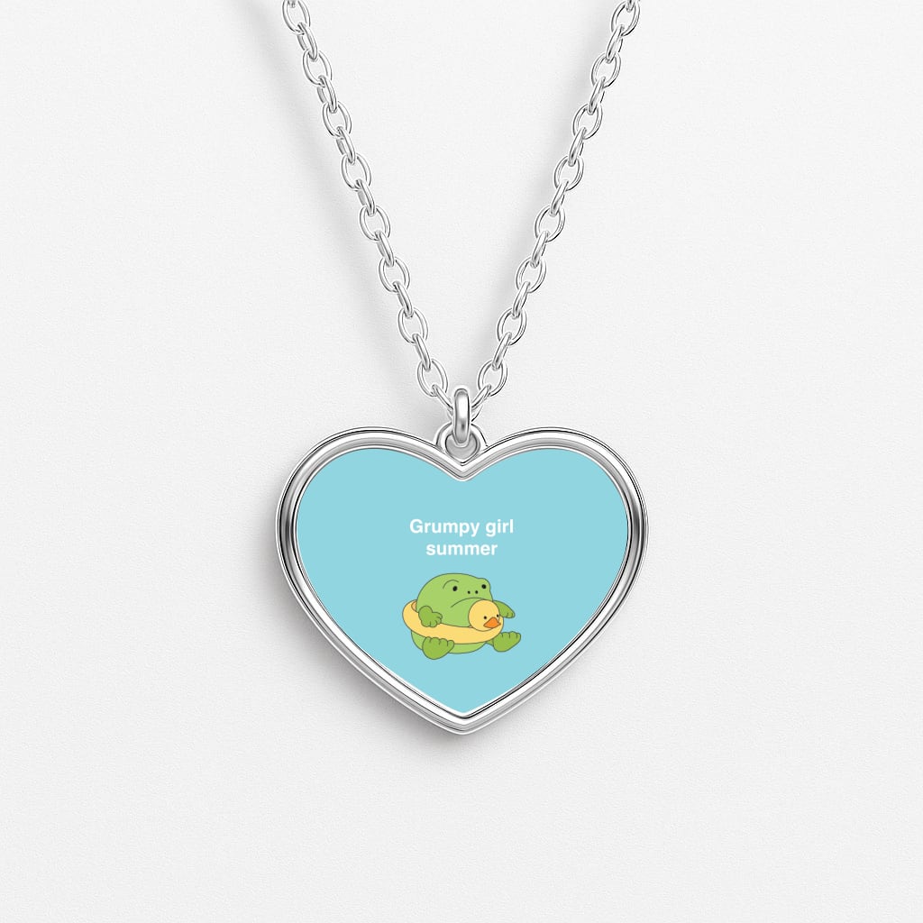 Grumpy Girl Summer - Plushy Necklace