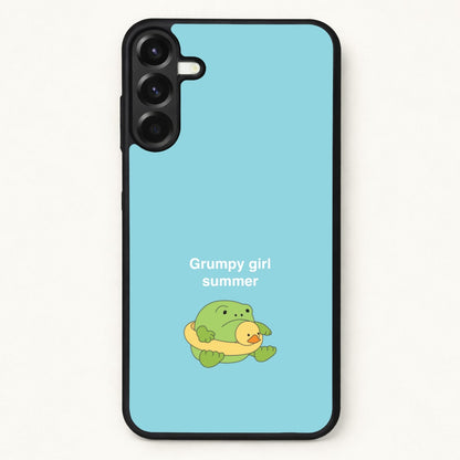 Grumpy Girl Summer - Plushy Phone Case for Galaxy A17