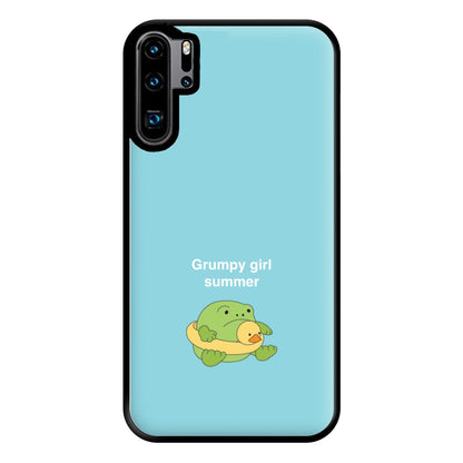 Grumpy Girl Summer - Plushy Phone Case for Huawei P30 Pro