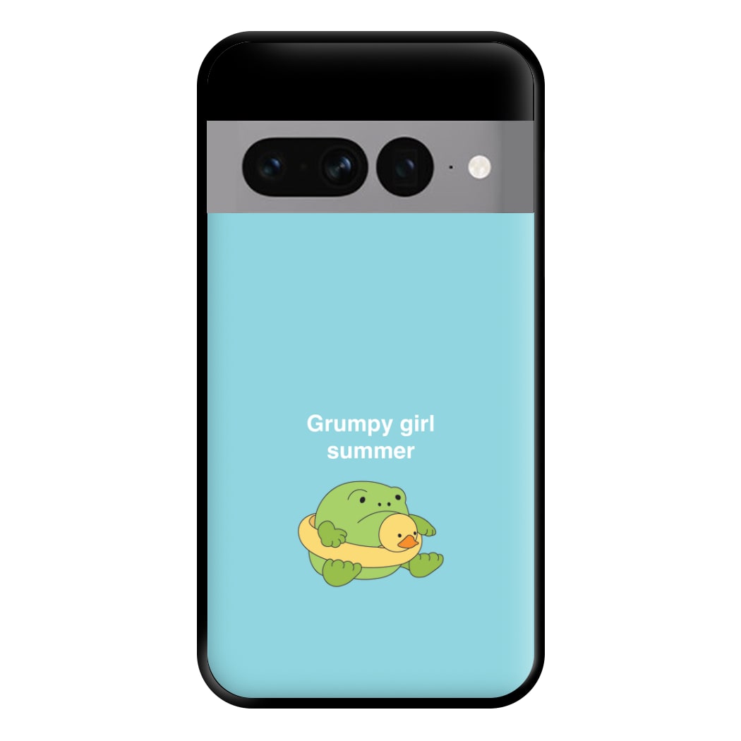 Grumpy Girl Summer - Plushy Phone Case for Google Pixel 7 Pro