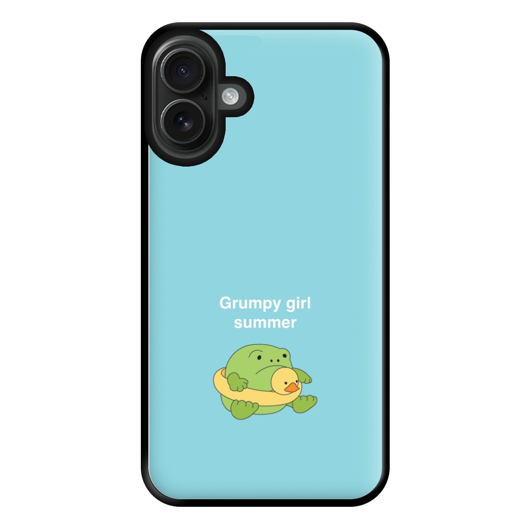 Grumpy Girl Summer - Plushy Phone Case for iPhone 16 Plus