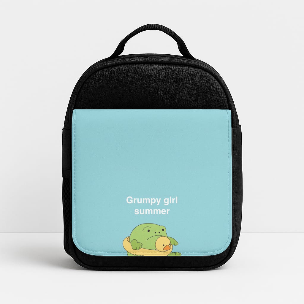 Grumpy Girl Summer - Plushy Lunchbox