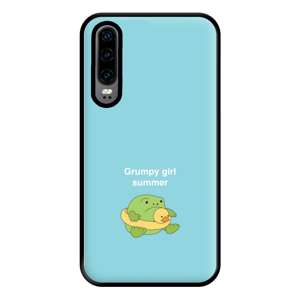 Grumpy Girl Summer - Plushy Phone Case for Huawei P30