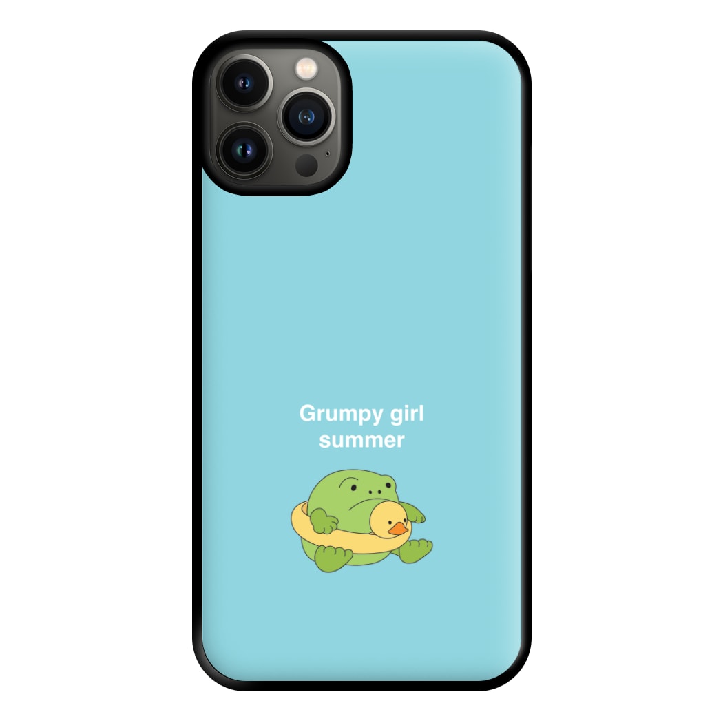 Grumpy Girl Summer - Plushy Phone Case for iPhone 13