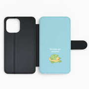 Grumpy Girl Summer - Plushy Flip / Wallet Phone Case 2