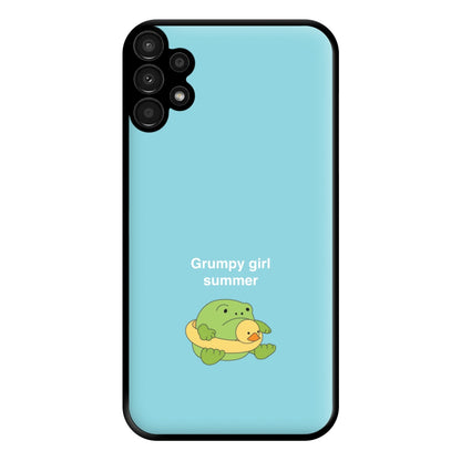 Grumpy Girl Summer - Plushy Phone Case for Galaxy A13