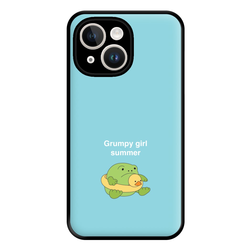 Grumpy Girl Summer - Plushy Phone Case for iPhone 14 Plus