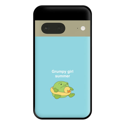 Grumpy Girl Summer - Plushy Phone Case for Google Pixel 7a