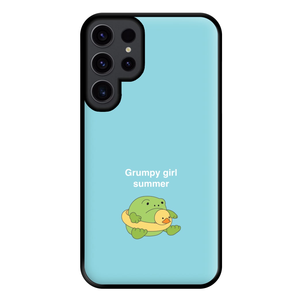 Grumpy Girl Summer - Plushy Phone Case for Galaxy S23 Ultra