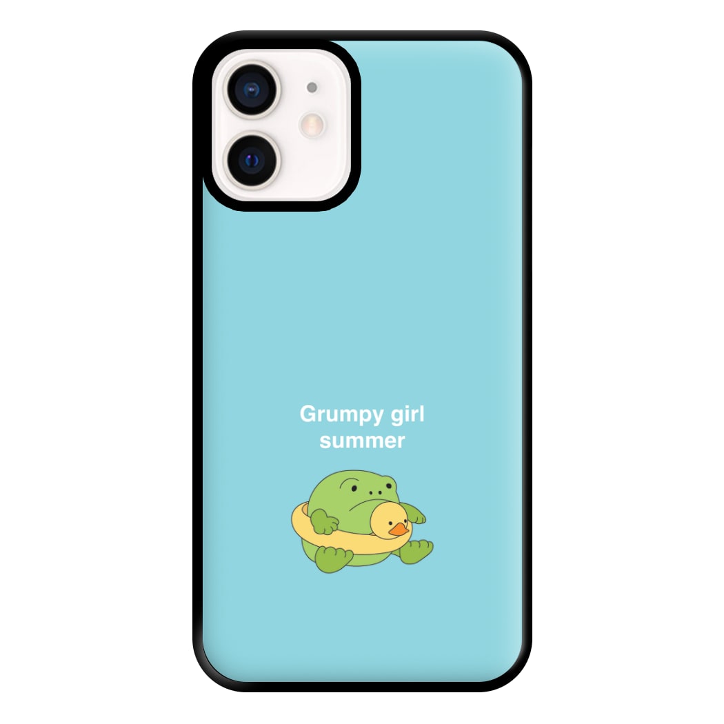 Grumpy Girl Summer - Plushy Phone Case for iPhone 13 Mini