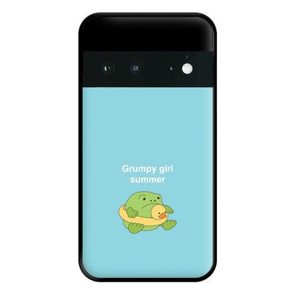 Grumpy Girl Summer - Plushy Phone Case for Google Pixel 6a