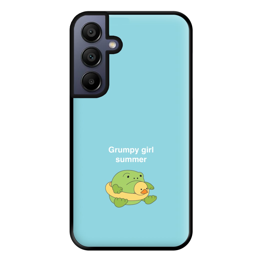 Grumpy Girl Summer - Plushy Phone Case for Galaxy A15