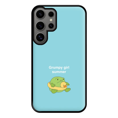 Grumpy Girl Summer - Plushy Phone Case for Galaxy S24 Ultra