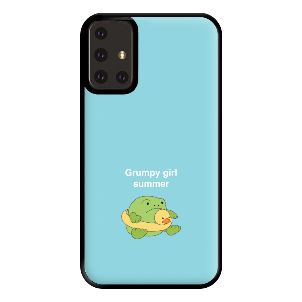 Grumpy Girl Summer - Plushy Phone Case for Galaxy A71