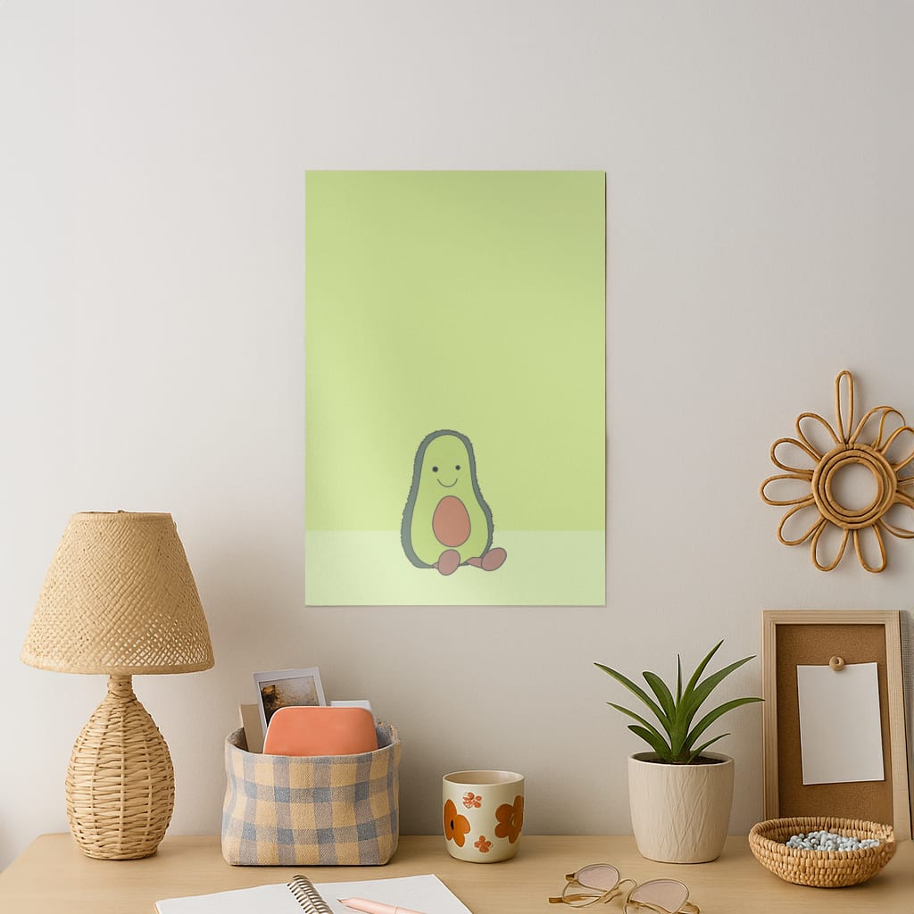 Avocado - Plushy Art Print