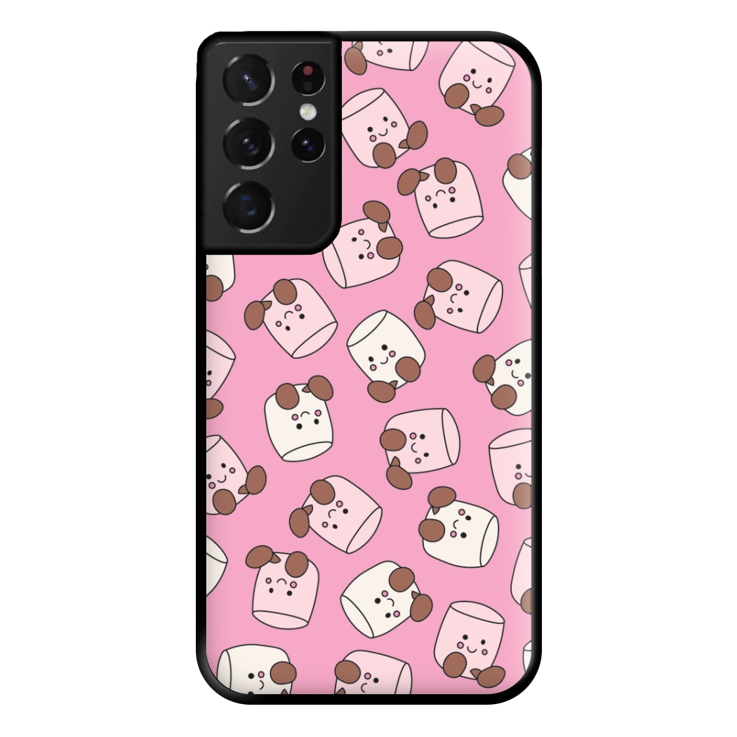 Marshmello - Plushy Phone Case for Galaxy S21 Ultra