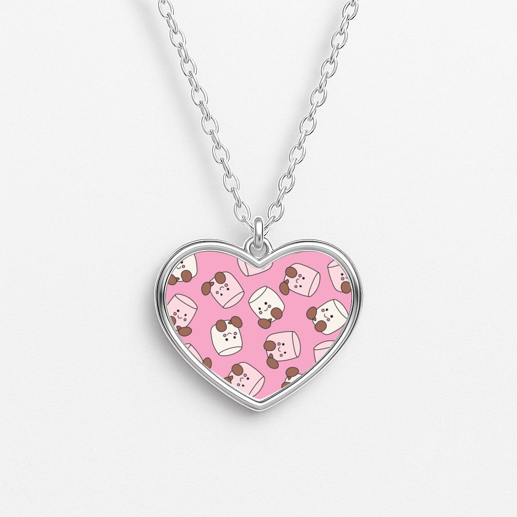 Marshmello - Plushy Heart Necklace