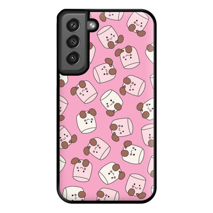 Marshmello - Plushy Phone Case for Galaxy S21FE