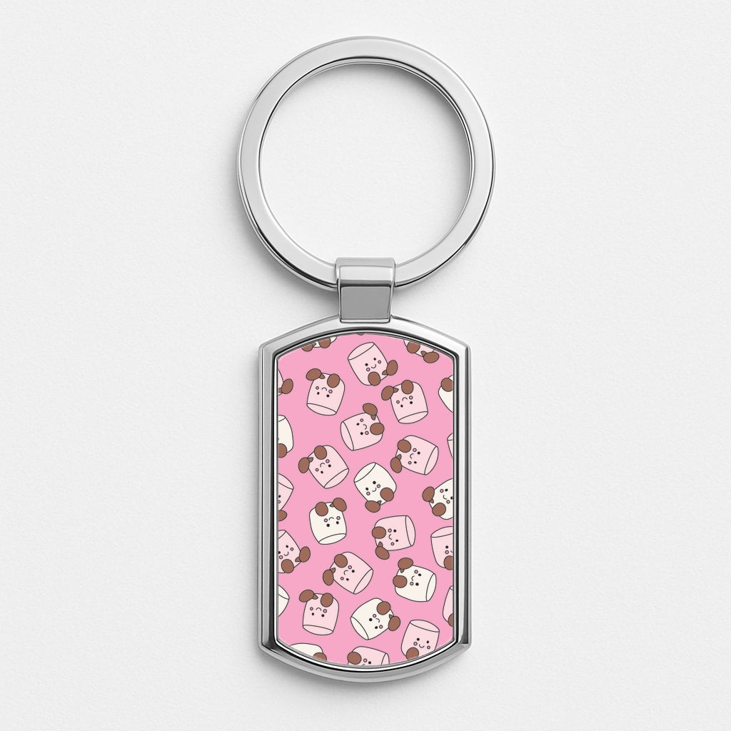 Marshmello - Plushy Silver Keyring