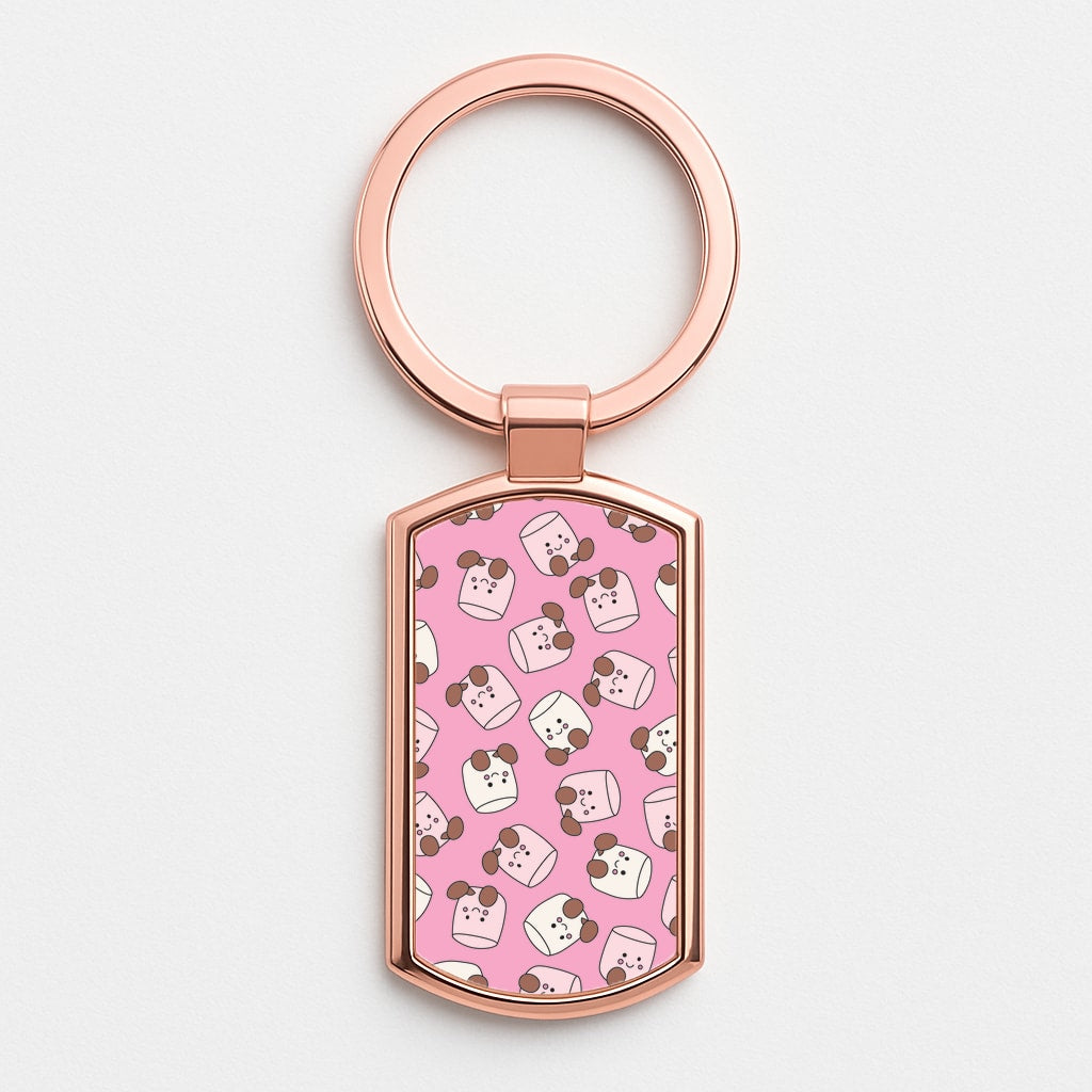 Marshmello - Plushy Rose Gold Keyring