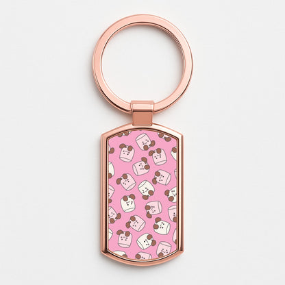 Marshmello - Plushy Rose Gold Keyring