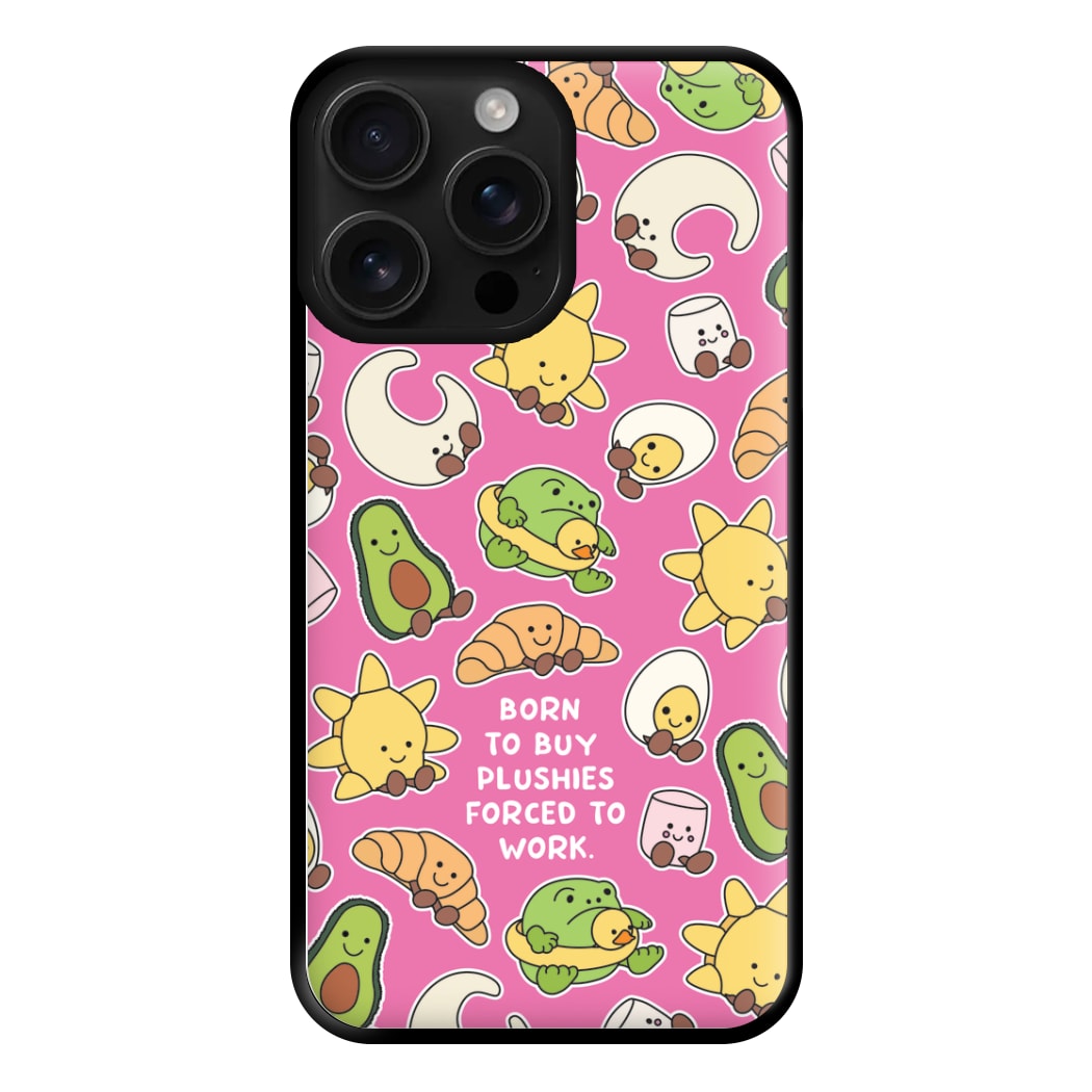 Born To Buy Plushy Phone Case