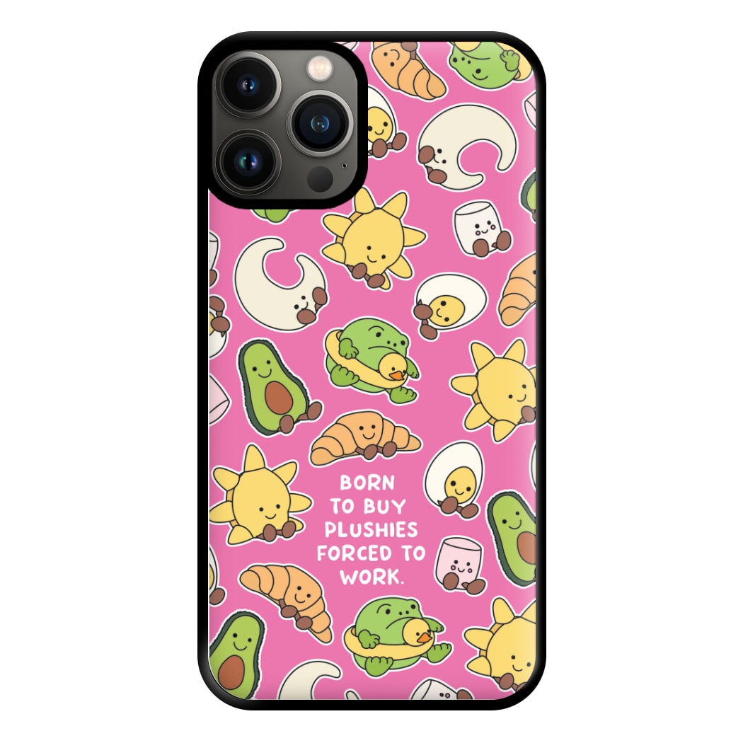 Born To Buy Plushy Phone Case for iPhone 11 Pro Max