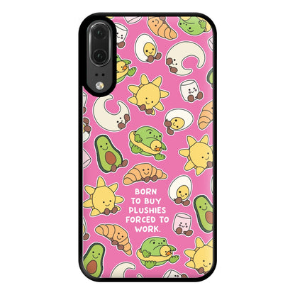 Born To Buy Plushy Phone Case for Huawei P20