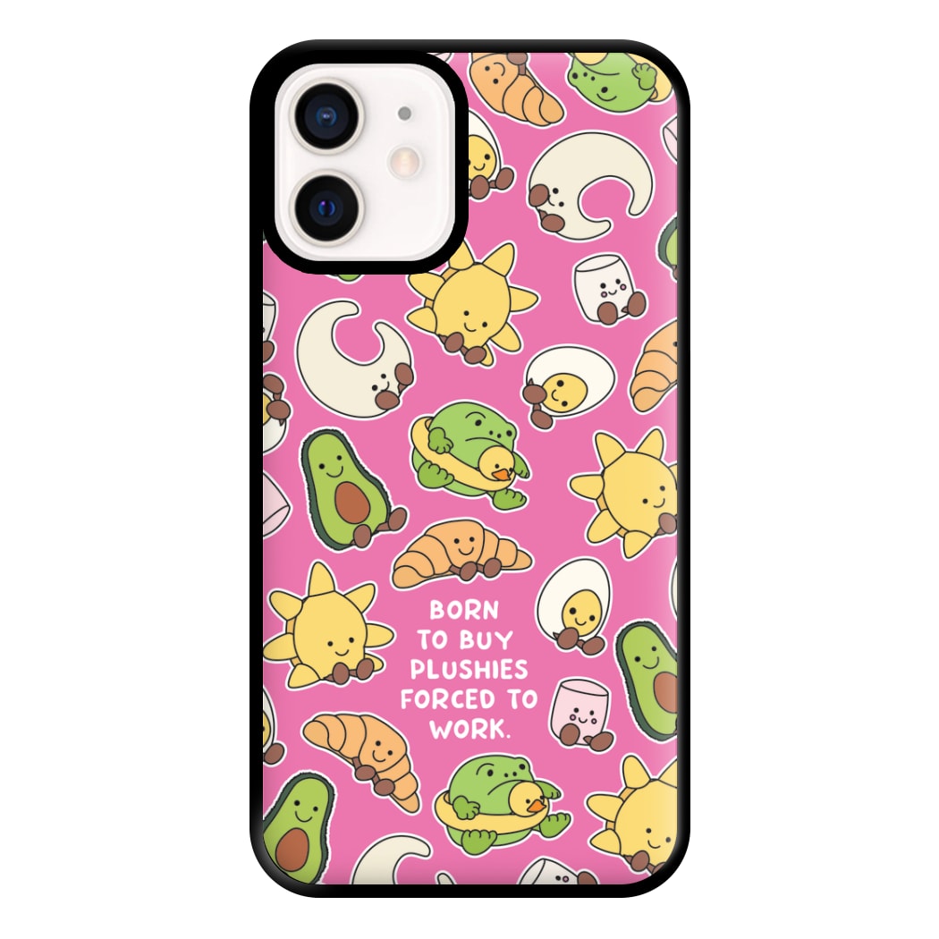 Born To Buy Plushy Phone Case for iPhone 12 Mini