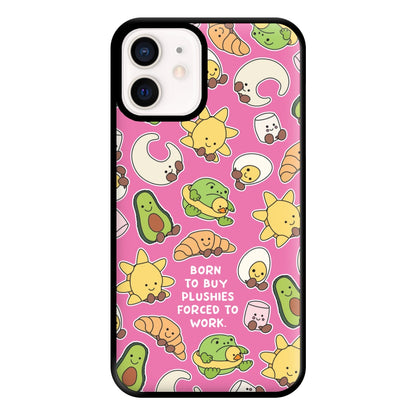 Born To Buy Plushy Phone Case for iPhone 12 Mini