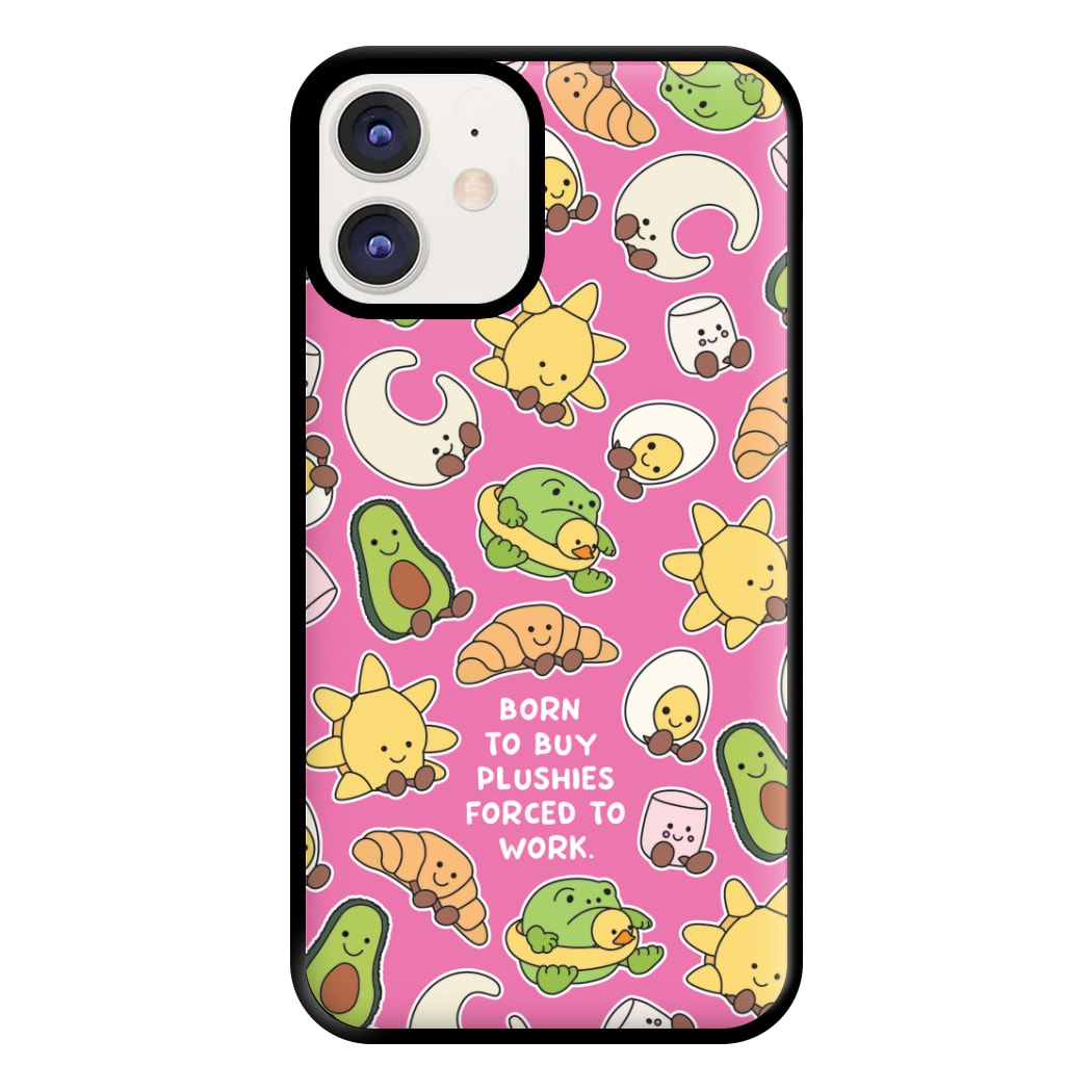 Born To Buy Plushy Phone Case for iPhone 11