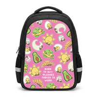 Born To Buy Plushy Backpack