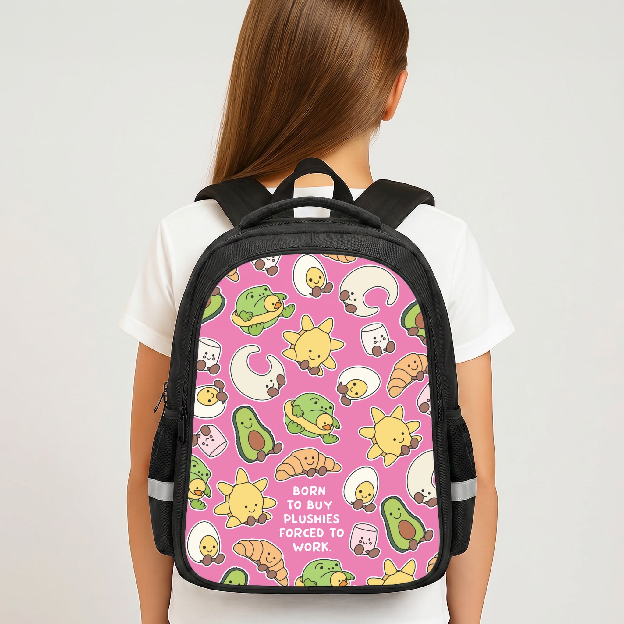 Born To Buy Plushy Backpack