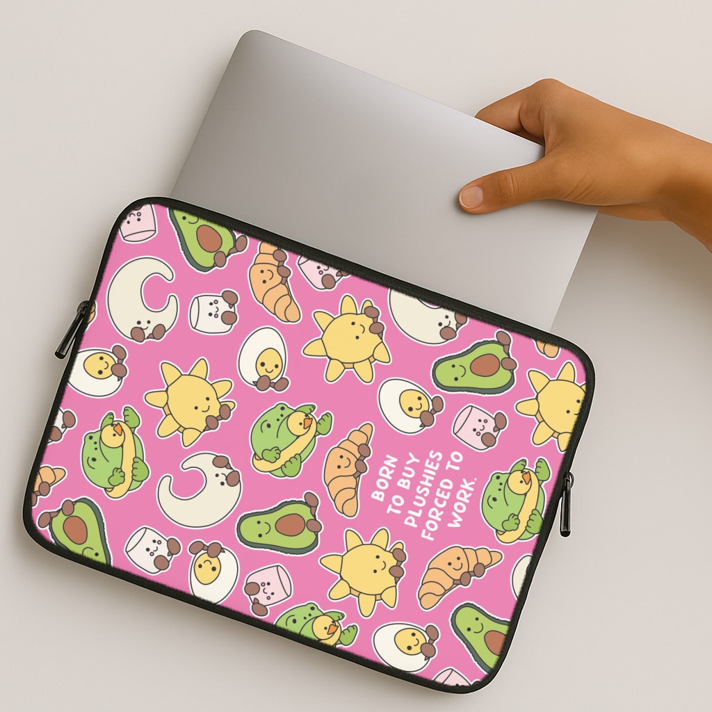 Born To Buy Plushy MacBook Case