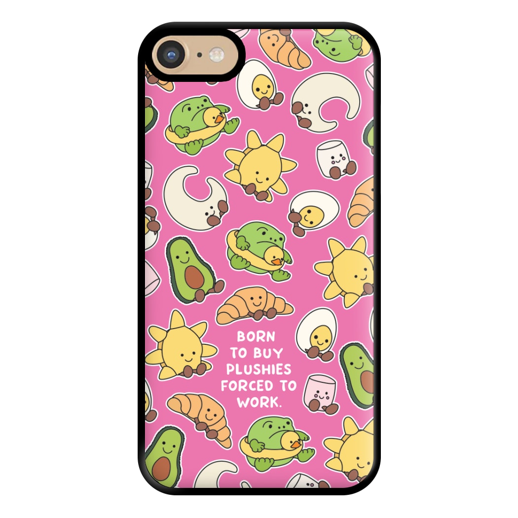 Born To Buy Plushy Phone Case for iPhone 6 / 7 / 8 / SE