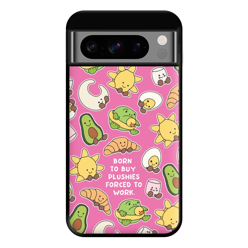 Born To Buy Plushy Phone Case for Google Pixel 8 Pro