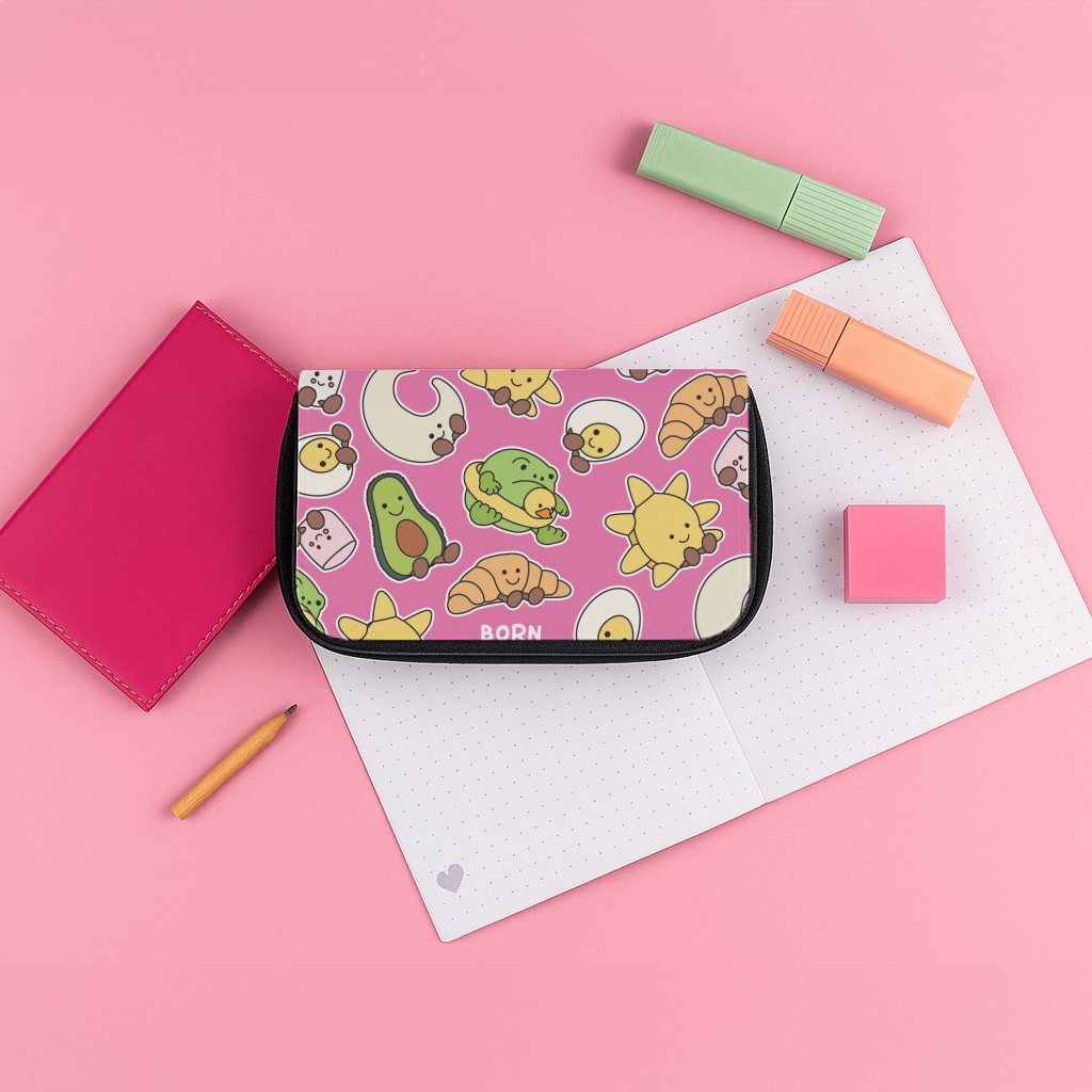 Born To Buy Plushy Pencil Case