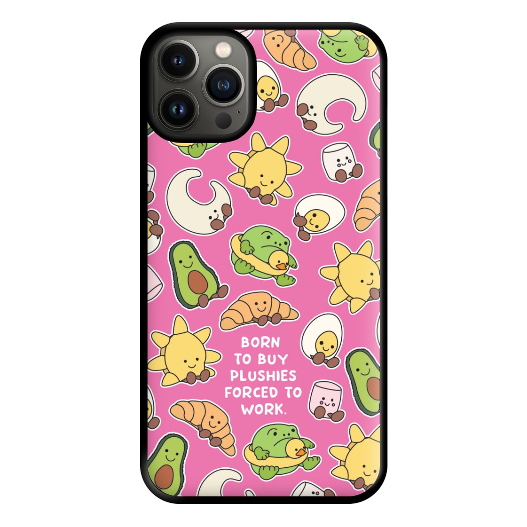 Born To Buy Plushy Phone Case for iPhone 13