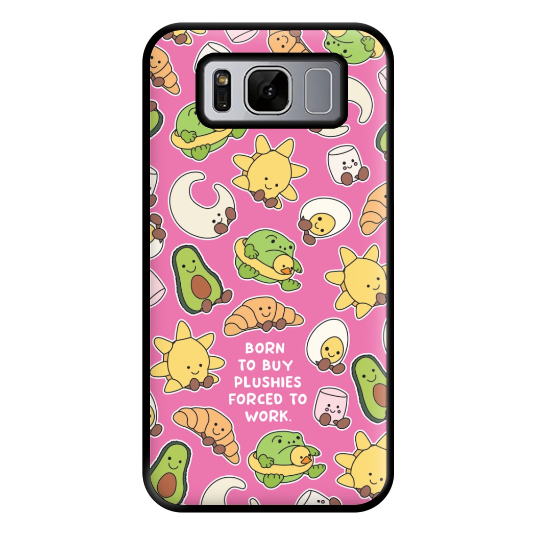 Born To Buy Plushy Phone Case for Galaxy S8 Plus