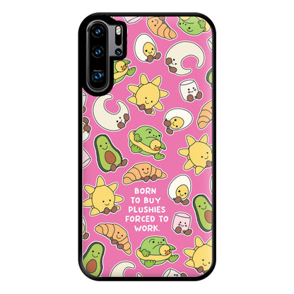 Born To Buy Plushy Phone Case for Huawei P30 Pro