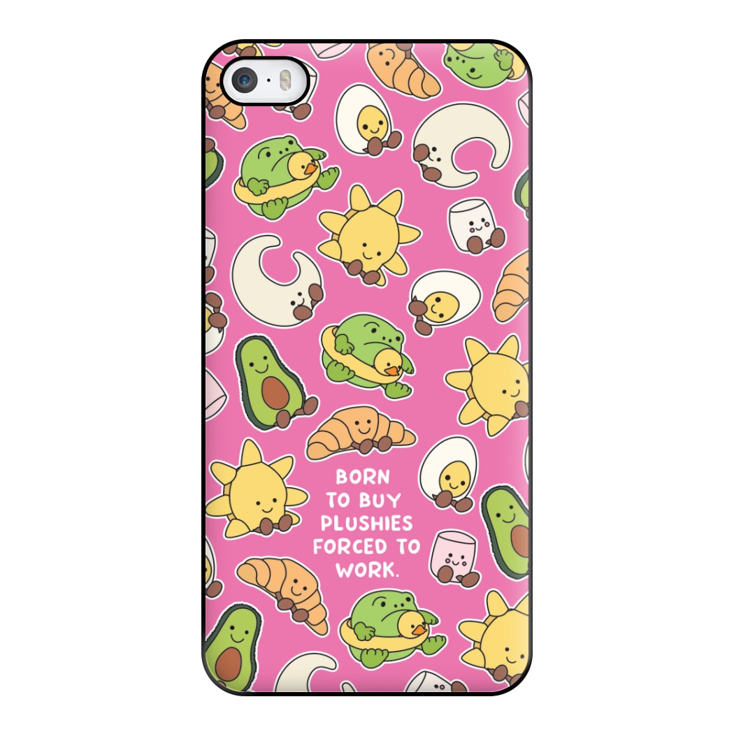 Born To Buy Plushy Phone Case for iPhone 5 / 5s / SE 2016