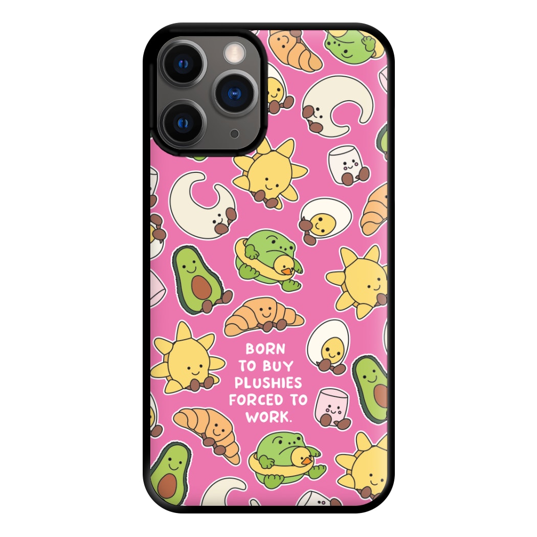 Born To Buy Plushy Phone Case for iPhone 12 Pro Max