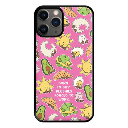 Born To Buy Plushy Phone Case for iPhone 12 Pro Max