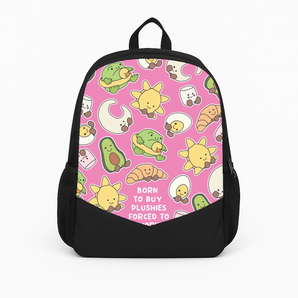 Born To Buy Plushy Backpack