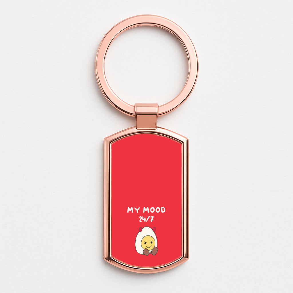 Devil Egg - Plushy Rose Gold Keyring