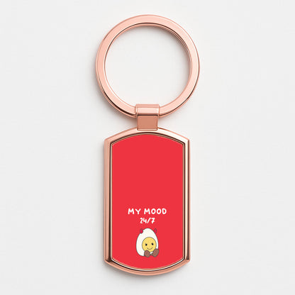 Devil Egg - Plushy Rose Gold Keyring
