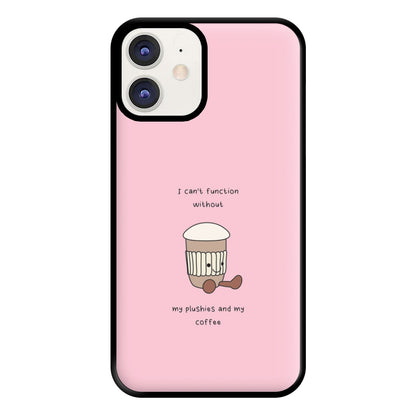 Coffee - Plushy Phone Case for iPhone 12 / 12 Pro